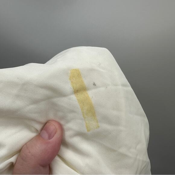 Vintage 70's Lorraine Off White‎ Lace Prairie Cottagecore Button Nightgown Sz L - Picture 9 of 11